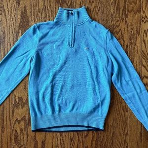Vintage Tommy Hilfiger Quarter Zip Pull Over Sweater